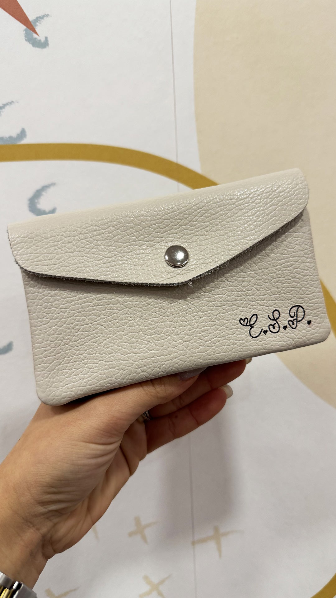 Mini Pochette in vera pelle