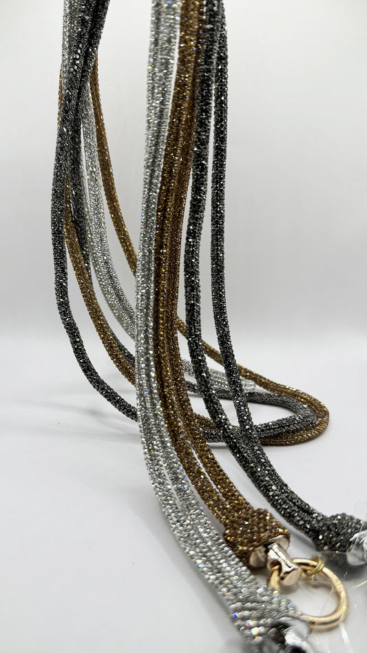 Laccetto Telefono Glitter lungo